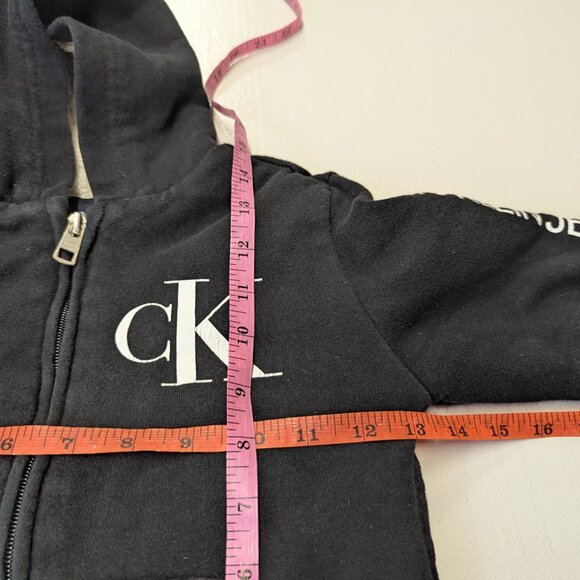 Calvin Klein Size 3T Black Sherpa Lined Jacket - Picture 8 of 11
